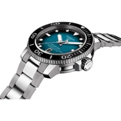 Montre TISSOT T-SPORT SEASTAR 2000 POWERMATIC 80 homme automatique cadran bleu bracelet acier inoxydable