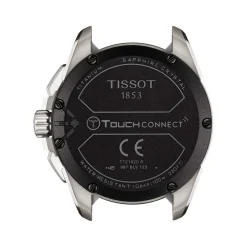Montre TISSOT T-TOUCH CONNECT SOLAR homme cadran noir bracelet titane