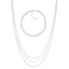 Parure argent 925 collier bracelet