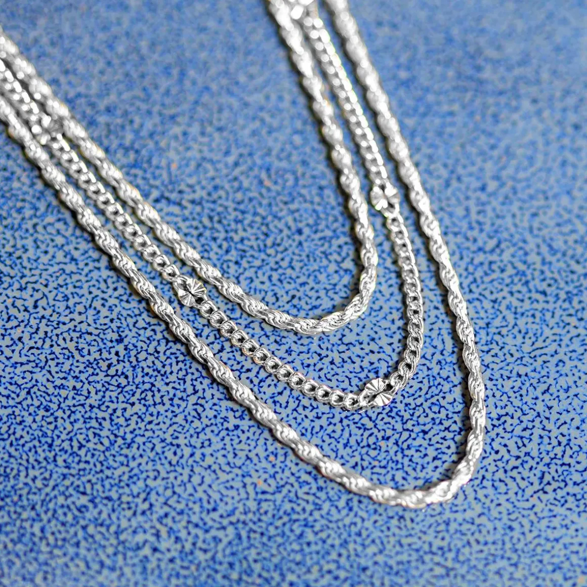 Parure argent 925 collier bracelet