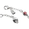 Parure bracelet 17 cm et boucles d'oreilles argent 925 coccinelles