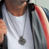 Pendentif acier