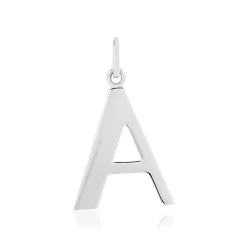 Pendentif argent 925 initiale