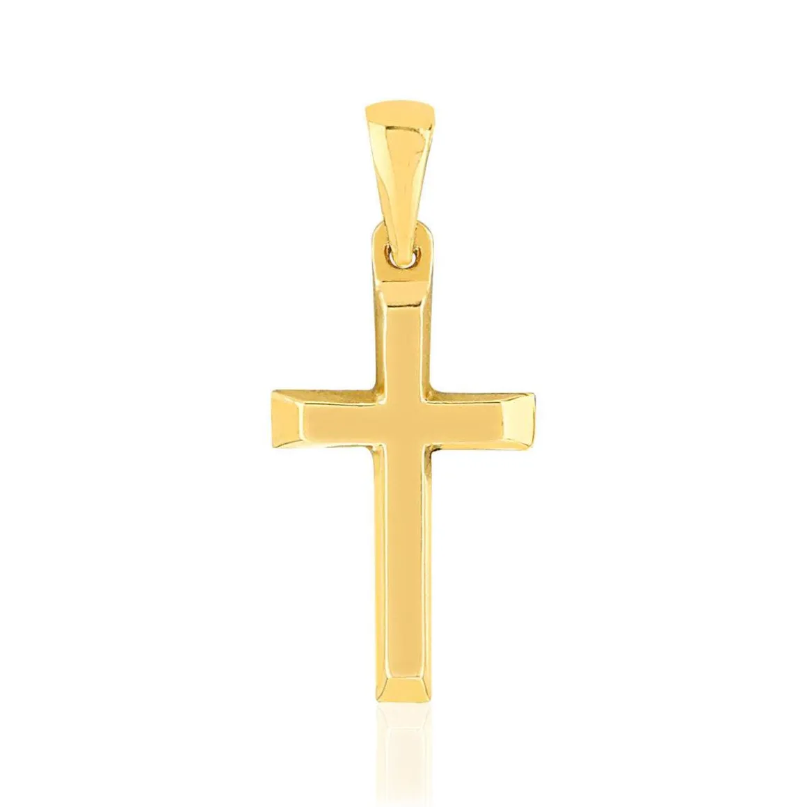 Pendentif croix or 375 jaune