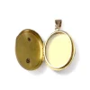 Pendentif d'occasion or 750 jaune améthyste perles