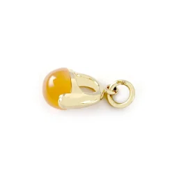 Pendentif d'occasion or 750 jaune pierre de lune