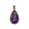 Pendentif d'occasion or 750 jaune amethyste
