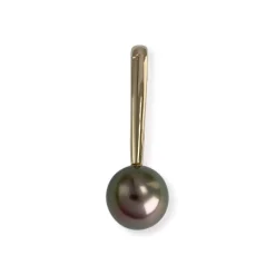 Pendentif d'occasion or 750 jaune perlede tahiti