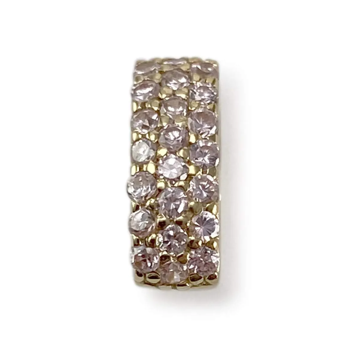 Pendentif d'occasion or 750 jaune zirconias
