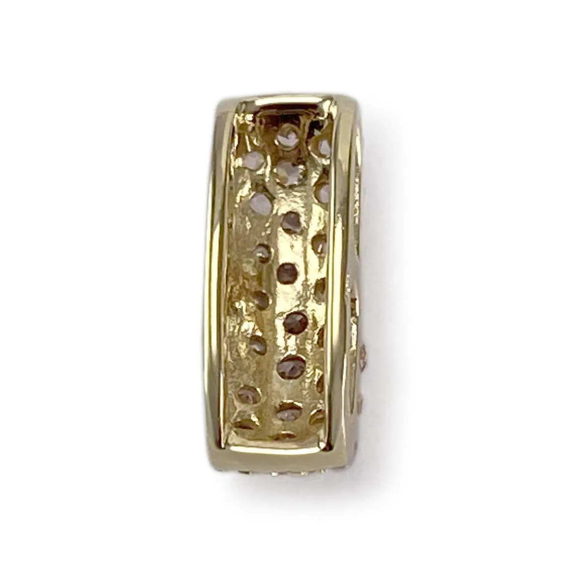 Pendentif d'occasion or 750 jaune zirconias
