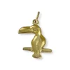 Pendentif d'occasion or 750 jaune motif toucan
