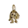 Pendentif d'occasion or 750 jaune saphir zirconias