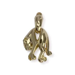 Pendentif d'occasion or 750 jaune saphir zirconias