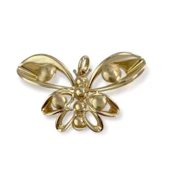Pendentif d'occasion or 750 jaune papillon