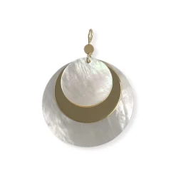 Pendentif d'occasion or 750 jaune nacres