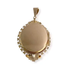 Pendentif d'occasion or 750 jaune perle