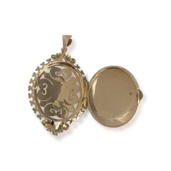 Pendentif d'occasion or 750 jaune perle