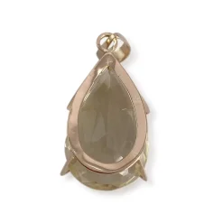 Pendentif d'occasion or 750 jaune citrine