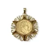 Pendentif d'occasion or 750 jaune pièce