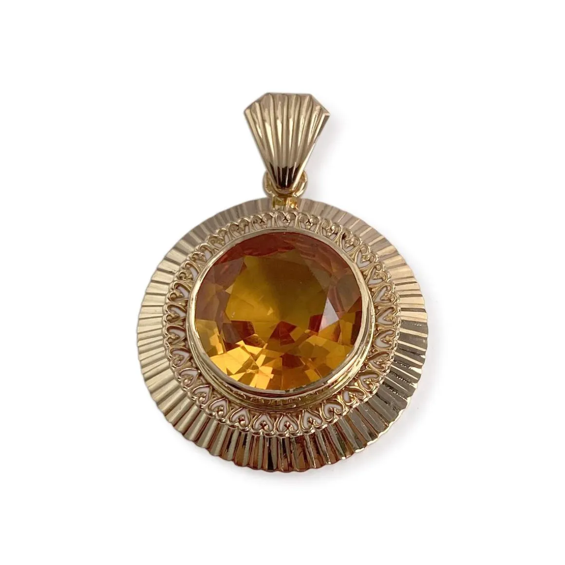 Pendentif d'occasion or 750 jaune