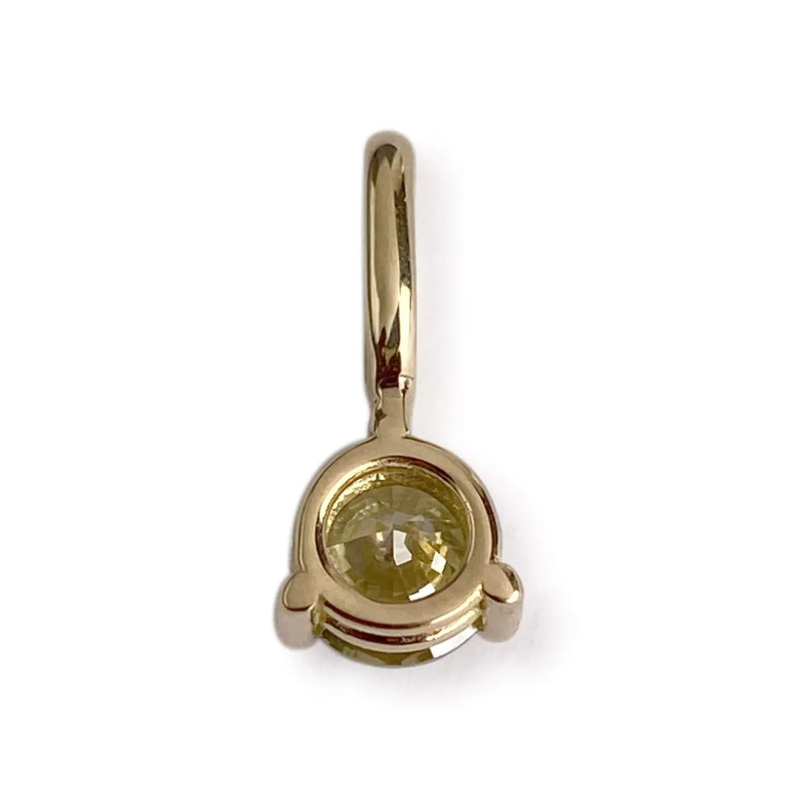 Pendentif d'occasion or 750 jaune diamant jaune