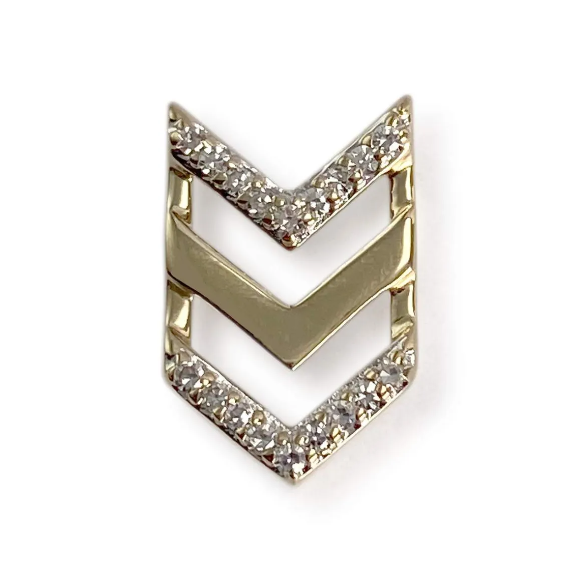 Pendentif d'occasion or 750 jaune diamant