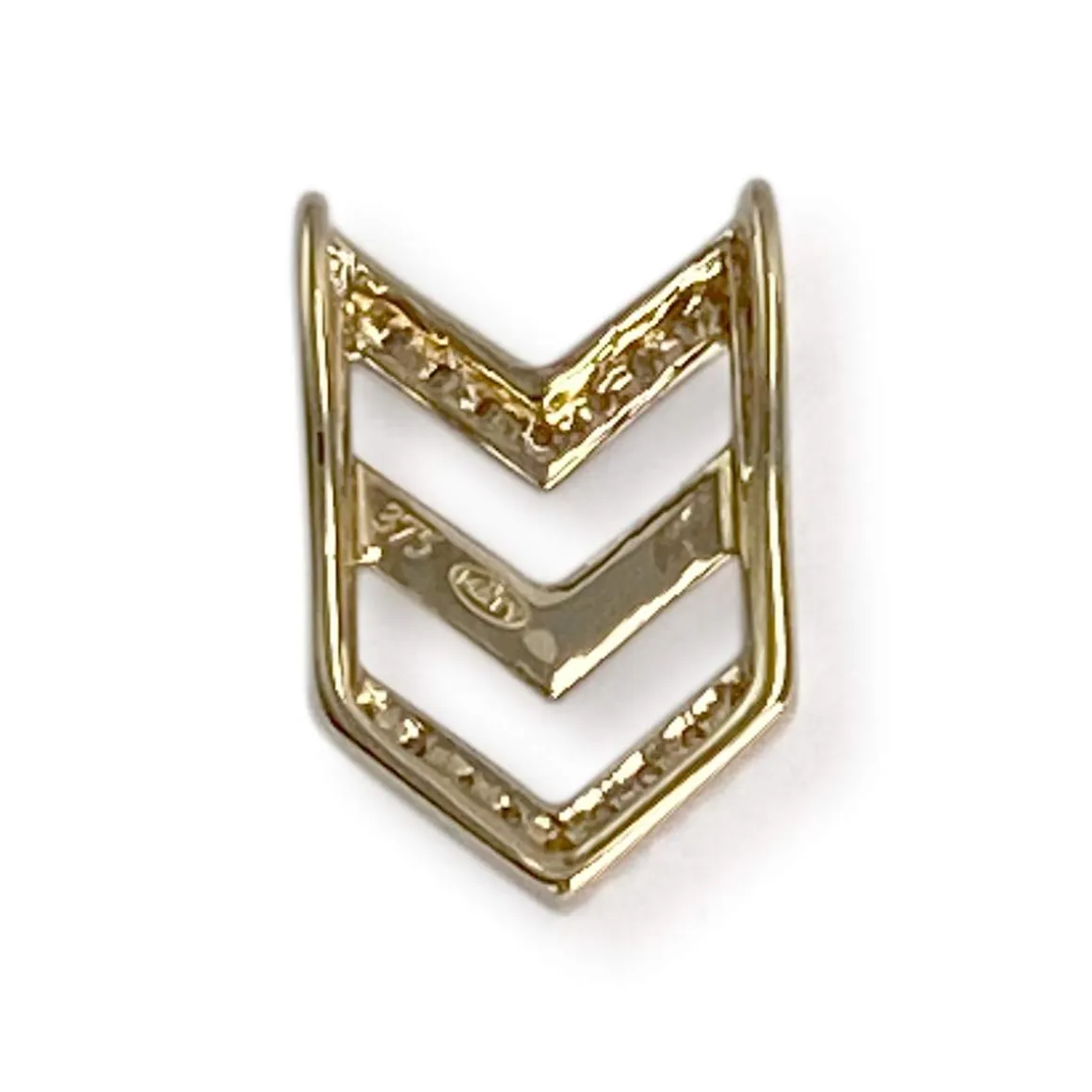 Pendentif d'occasion or 750 jaune diamant