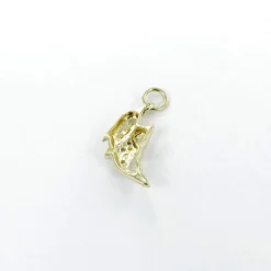 Pendentif d'occasion 2 ors 585 diamants