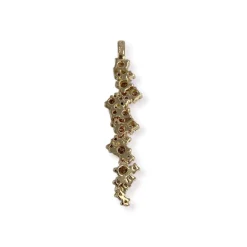 Pendentif d'occasion 2 ors 750 diamants