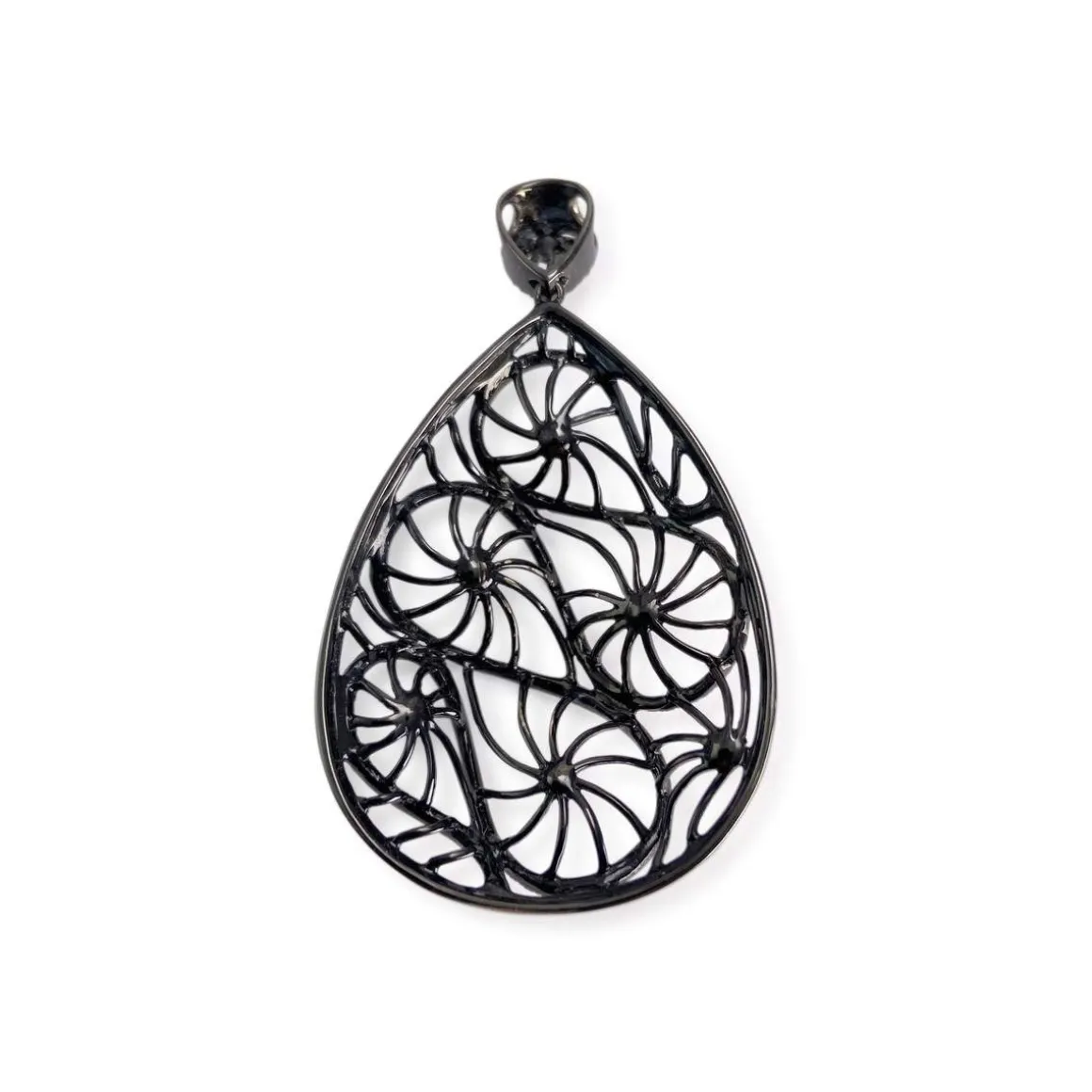 Pendentif d'occasion or 750 2 tons diamants