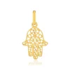 Pendentif main de Fatma or jaune 375