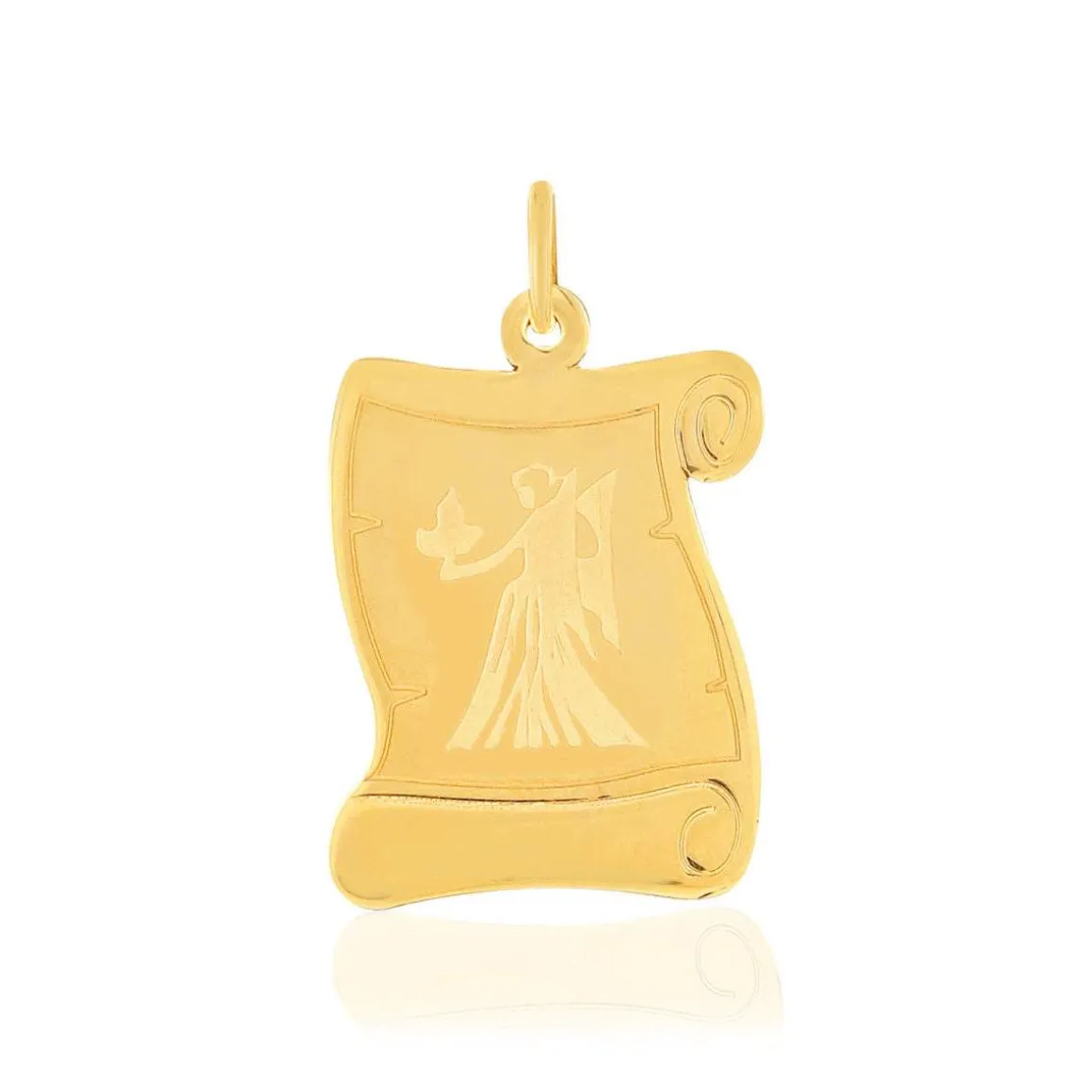 Pendentif MATY VIERGE Or jaune 375