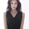 Pendentif or 750 blanc fleur diamants