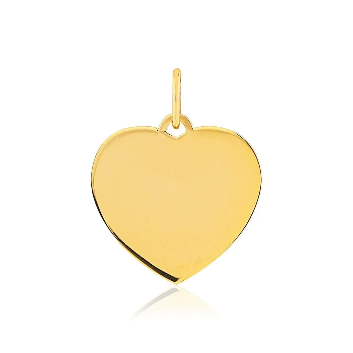 Pendentif or 375 jaune coeur