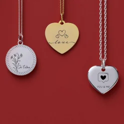 Pendentif or 375 jaune coeur