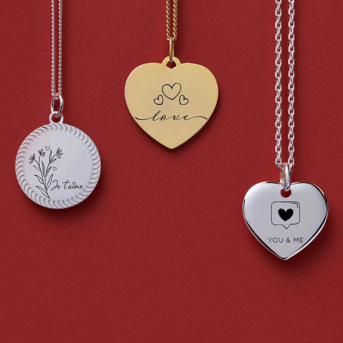 Pendentif or 375 jaune coeur