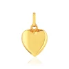 Pendentif or 375 jaune, motif coeur.