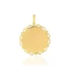 Pendentif plaqué or personnalisable