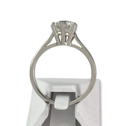 Solitaire d'occasion or 750 blanc diamant