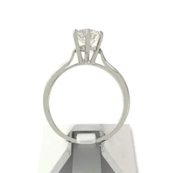 Solitaire d'occasion or 585 blanc diamant 1.32 carat