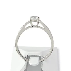 Solitaire d'occasion or 750 blanc diamant