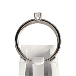 Solitaire d'occasion or 750 blanc diamant