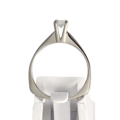 Solitaire d'occasion or 750 blanc diamant