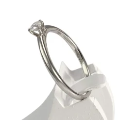 Solitaire d'occasion or 750 blanc diamant
