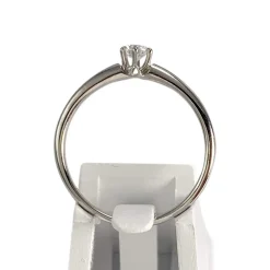 Solitaire d'occasion or 750 blanc diamant