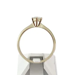 Solitaire d'occasion or 585 jaune diamant