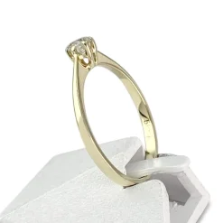 Solitaire d'occasion or 585 jaune diamant