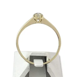 Solitaire d'occasion or 585 jaune diamant