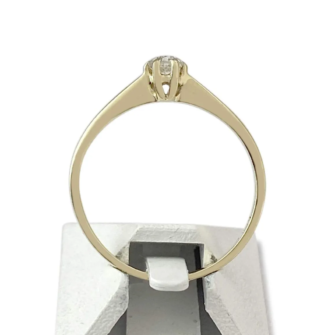 Solitaire d'occasion or 585 jaune diamant