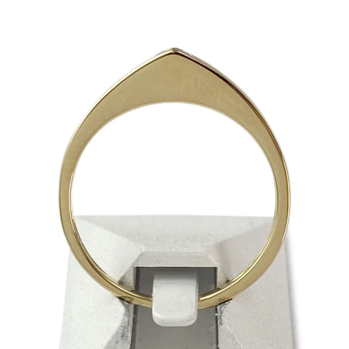 Solitaire d'occasion or 750 jaune diamant